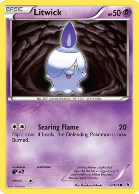 Litwick (57) card from Noble Victories