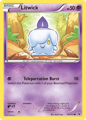 Litwick (58) card from Noble Victories