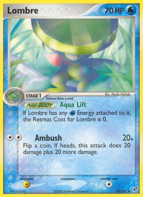 Lombre - 033/107 card from EX Deoxys