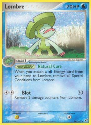 Lombre - 034/107 card from EX Deoxys