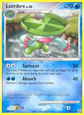 Lombre card from Secret Wonders
