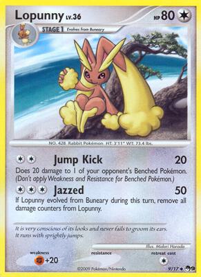 Lopunny card from POP Series 9