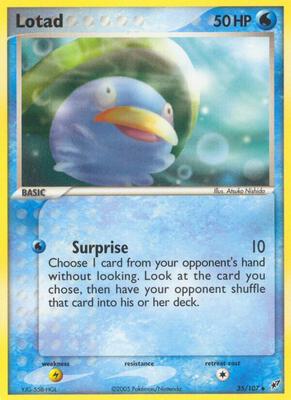 Lotad - 035/107 card from EX Deoxys