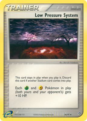 Low Pressure System card from EX Dragon