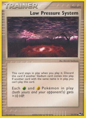 Low Pressure System card from POP Series 3