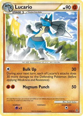 Lucario card from Unleashed