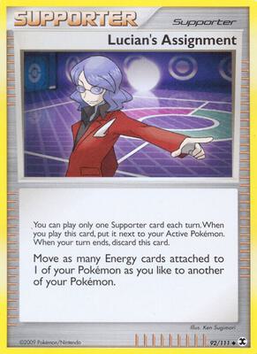 Lucian's Assignment card from Rising Rivals