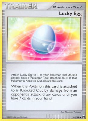 Lucky Egg card from Arceus