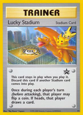 Lucky Stadium card from WoTC Promo