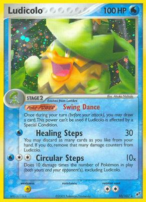 Ludicolo - 010/107 card from EX Deoxys