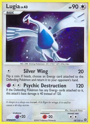 Lugia card from Secret Wonders