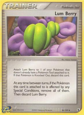 Lum Berry card from EX Ruby and Sapphire