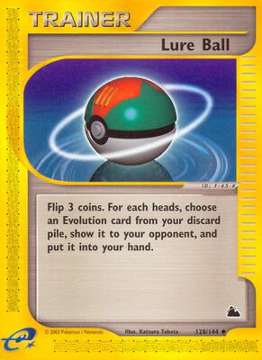 Lure Ball card from Skyridge