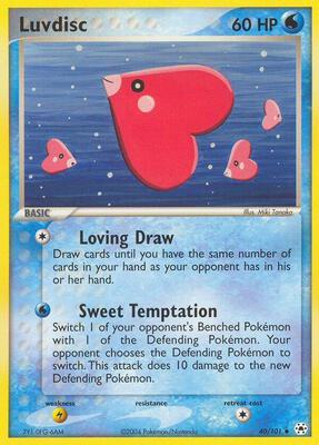 Luvdisc card from EX Hidden Legends