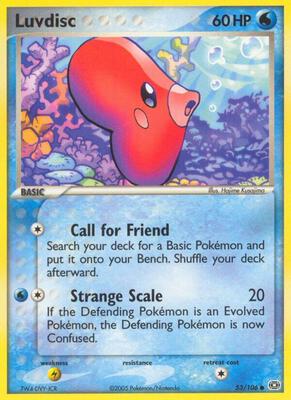 Luvdisc card from EX Emerald
