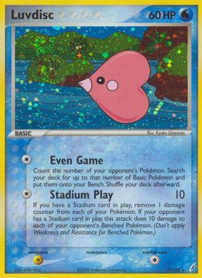 Luvdisc card from EX Crystal Guardians
