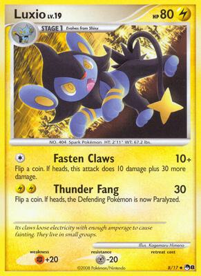 Luxio card from POP Series 8