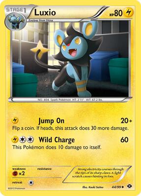 Luxio (44) card from Next Destinies