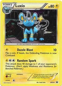 Luxio - BW34 (Cosmos Holo) card from Black and White Promos