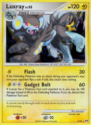 Luxray card from Arceus