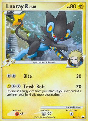 Luxray GL card from Rising Rivals