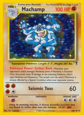 Machamp card from Legendary Collection