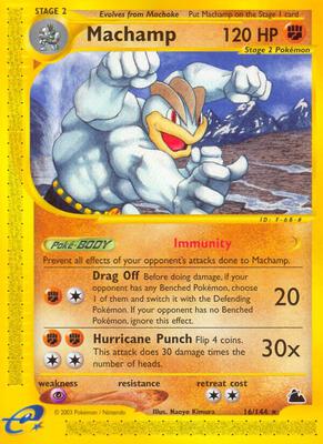 Machamp (16) card from Skyridge