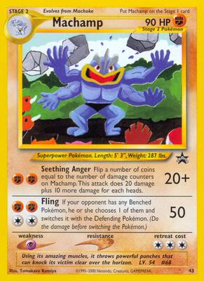 Machamp card from WoTC Promo
