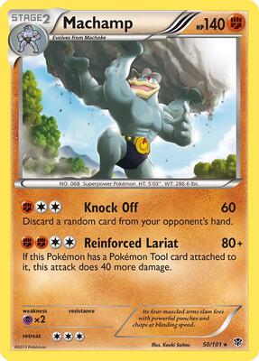 Machamp (50) card from Plasma Blast
