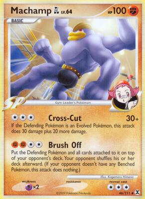 Machamp GL card from Rising Rivals