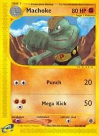 Machoke card from Expedition