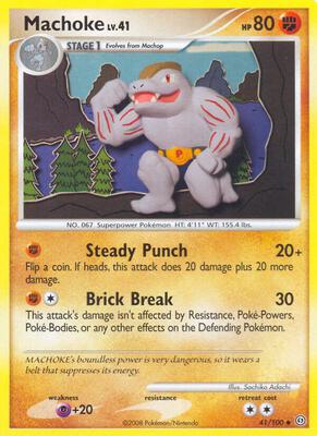 Machoke card from Stormfront