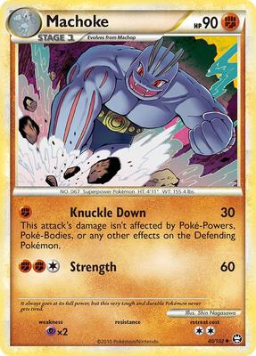 Machoke card from Triumphant