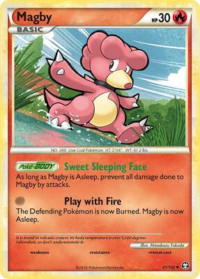 Magby card from Triumphant