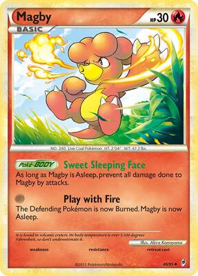Magby card from Call of Legends