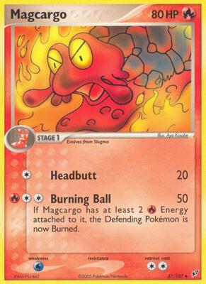 Magcargo - 037/107 card from EX Deoxys