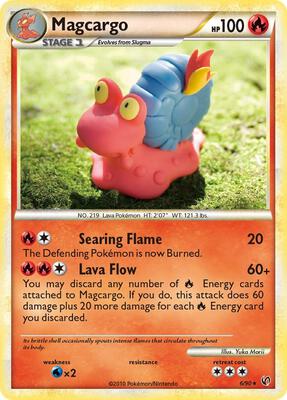 Magcargo card from Undaunted