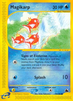 Magikarp card from Skyridge