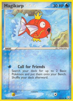 Magikarp card from EX Team Rocket Returns