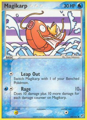 Magikarp card from EX Deoxys