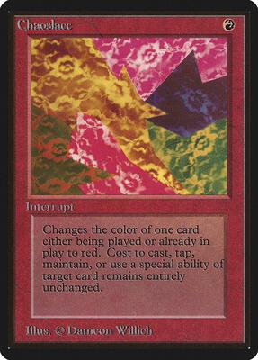 Chaoslace card from Beta Edition