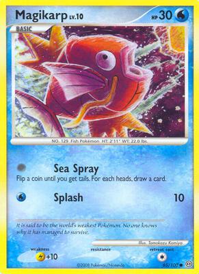 Magikarp card from Stormfront