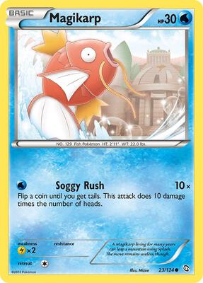 Magikarp card from Dragons Exalted