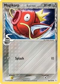 Magikarp (Delta Species) card from EX Holon Phantoms