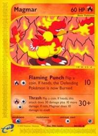 Magmar card from Expedition