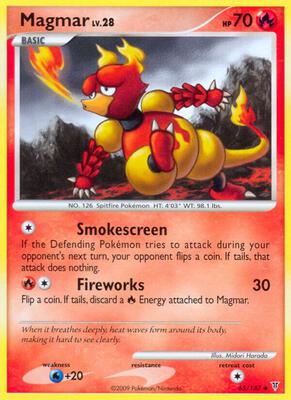 Magmar card from Supreme Victors