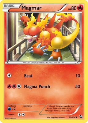 Magmar card from Dragons Exalted