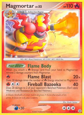 Magmortar card from Secret Wonders