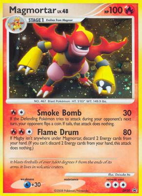 Magmortar - DP20 card from Diamond and Pearl Promos