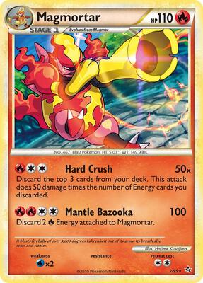 Magmortar card from Unleashed